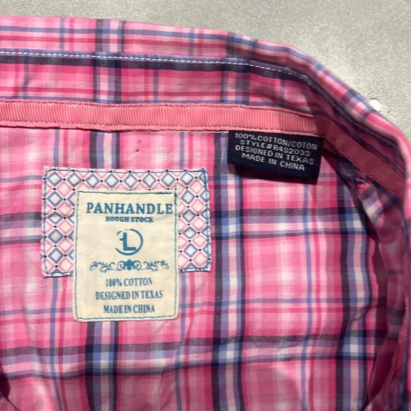 Panhandle  Rough Stock Western Snap Button Shrit - Picture 2 of 9